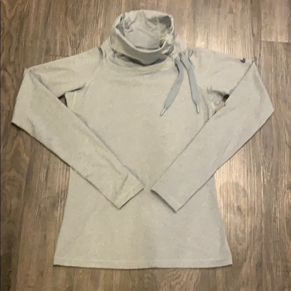 Nike Pro Dri Fit grey funnel turtleneck shirt - M